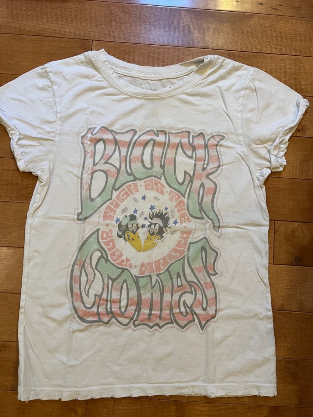 Recycled Karma Tee with 'Black Crows' Graphic